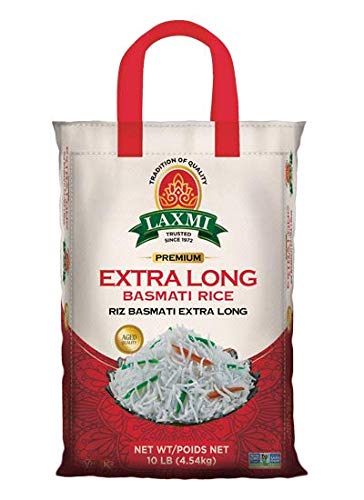 Laxmi Basmati Rice Extra Long 10Lb - A2Z Cash N Carry