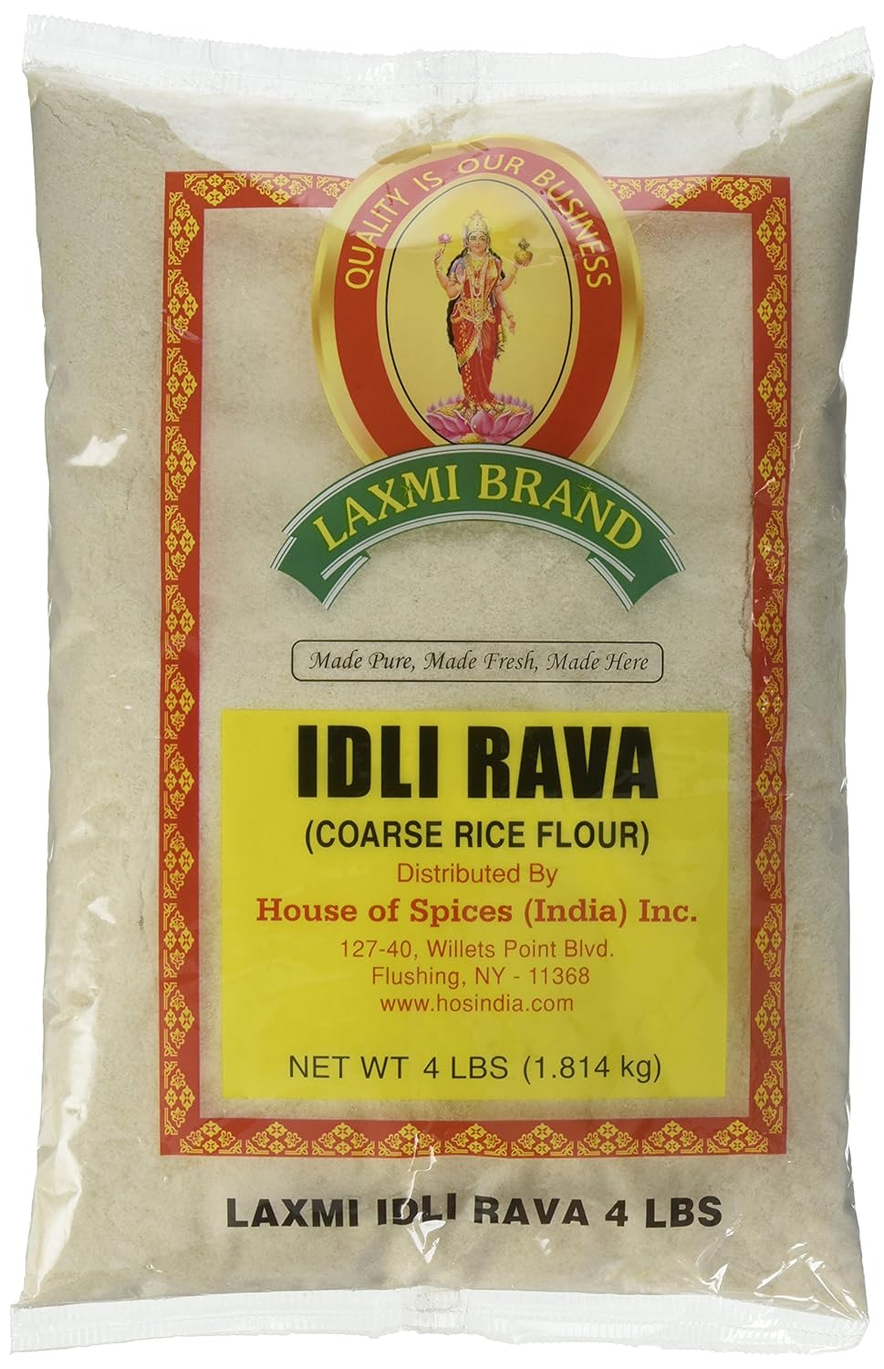 Laxmi - Idli Rava - Milled - 4Lb