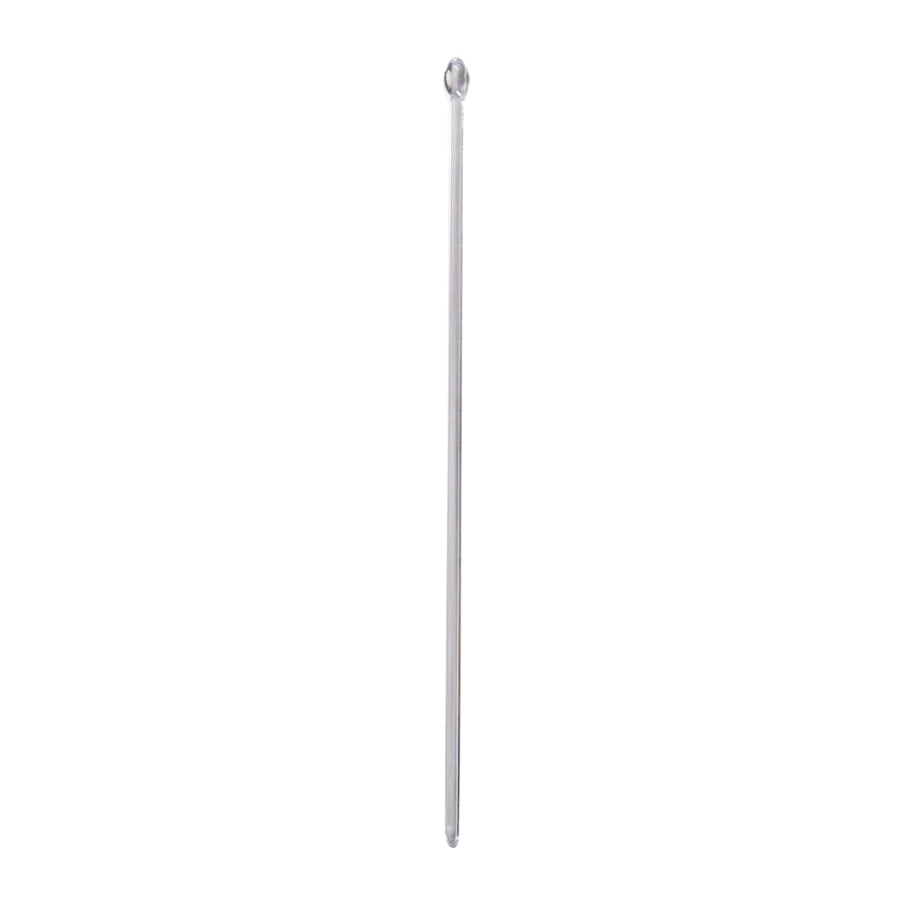 Hy Stix Muddler Oval Ball Top 6" Clear M26C-IN