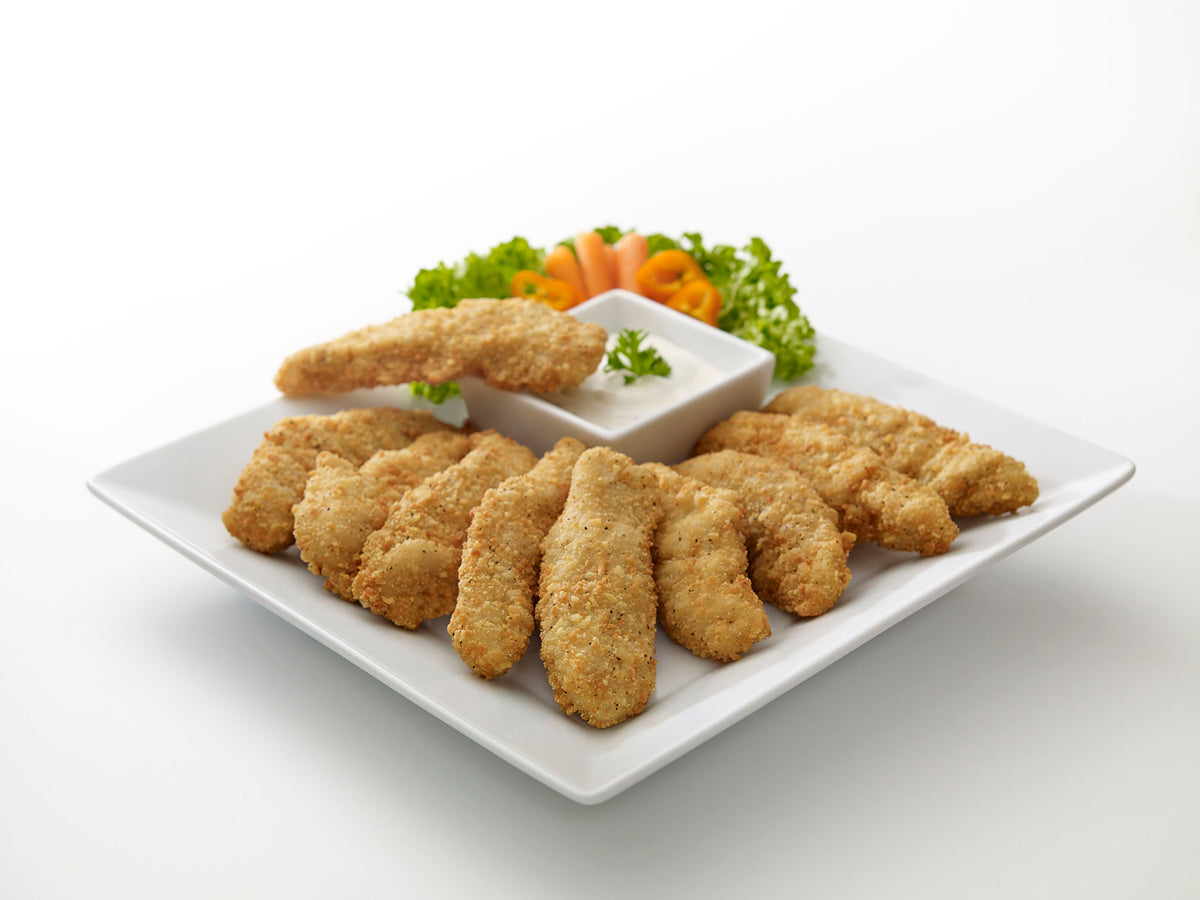Nikolaos - Chicken Tenders Breast Breaded - 50-60 Ct - Halal