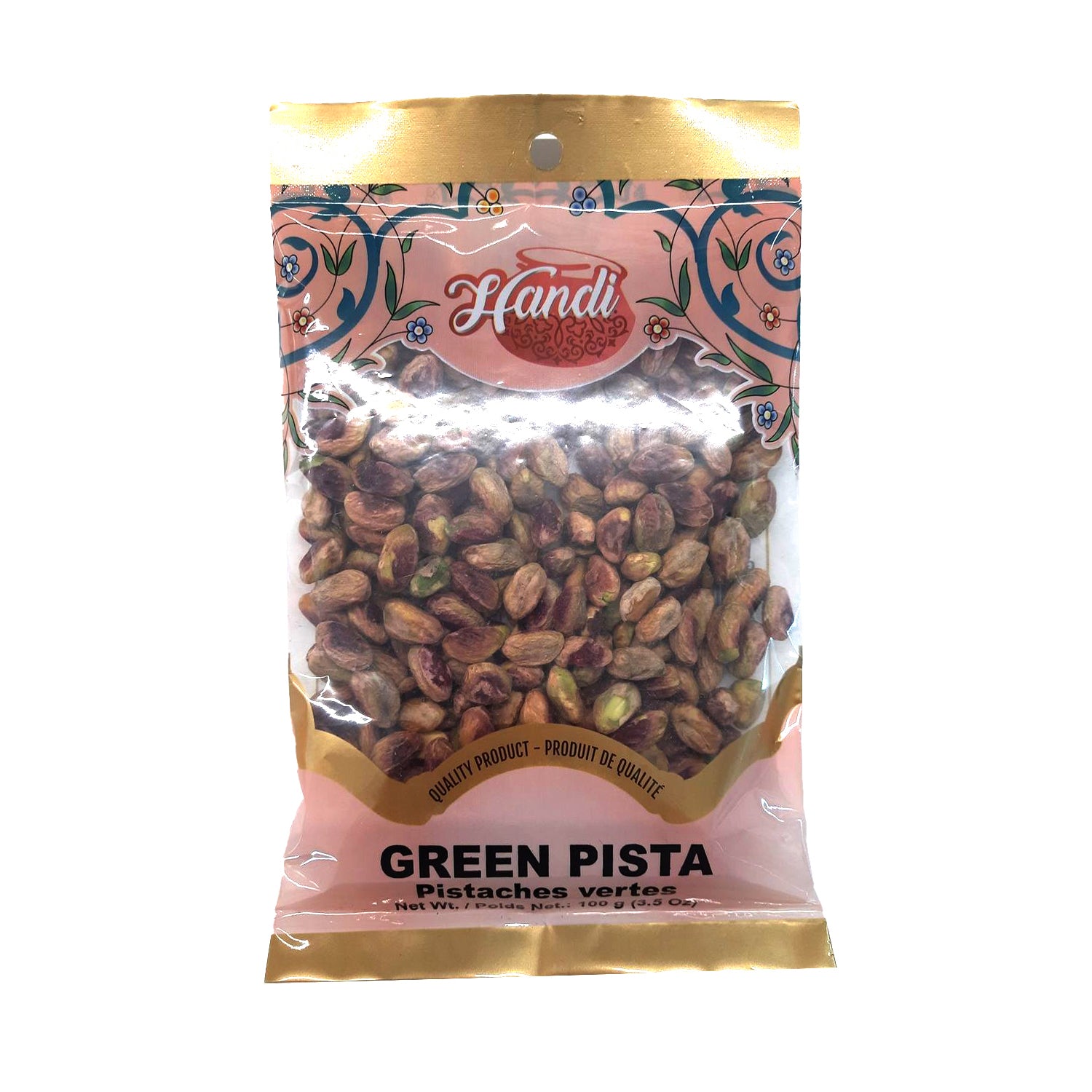 Handi - Green Pista Kernels - 100gm