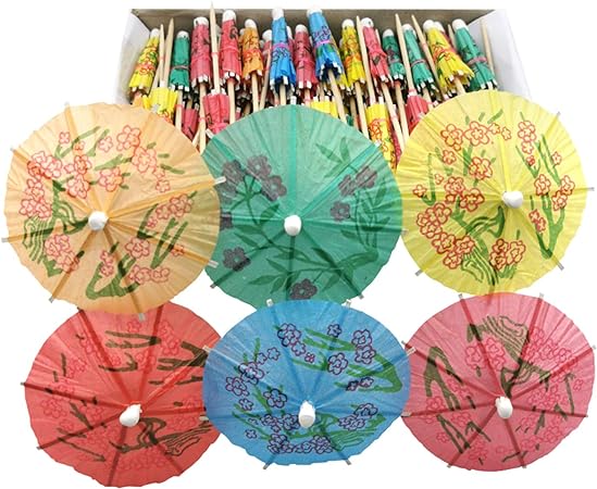 Toothpick - Umbrella - Paper -  Colour