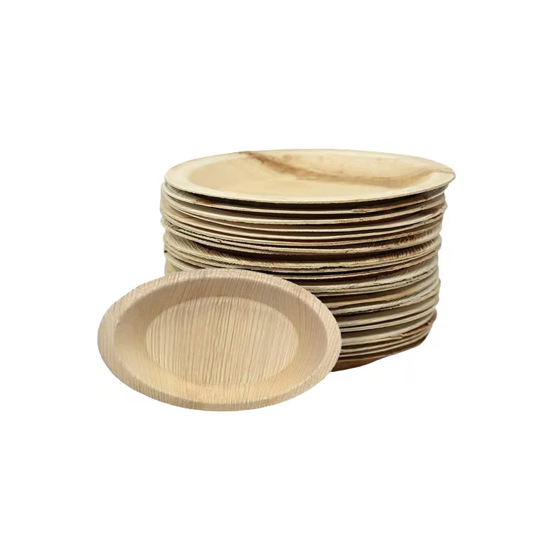 Eco Dinnerware - Palm Leaf 6" Round Plates