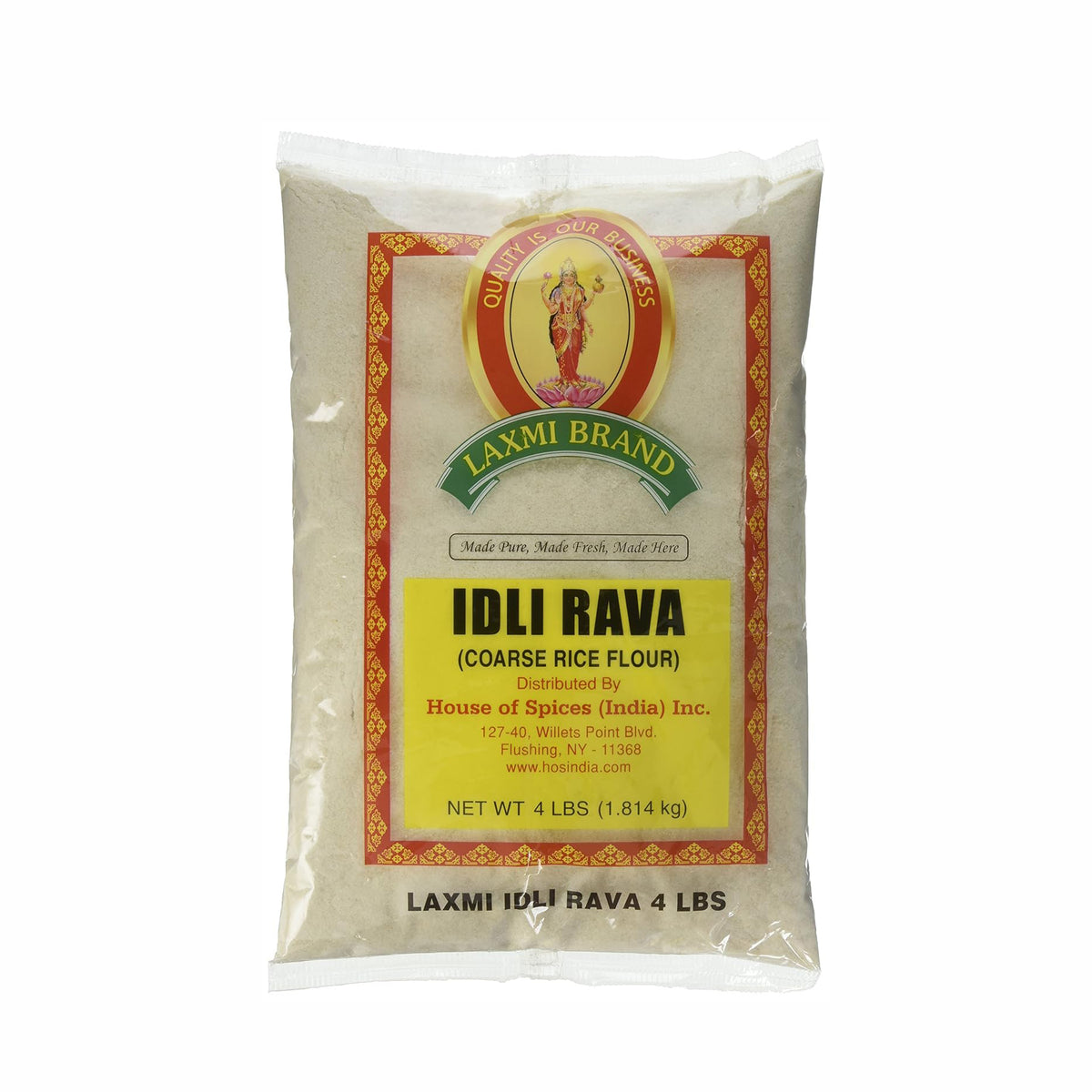 Laxmi - Idli Rava - Milled - 4Lb