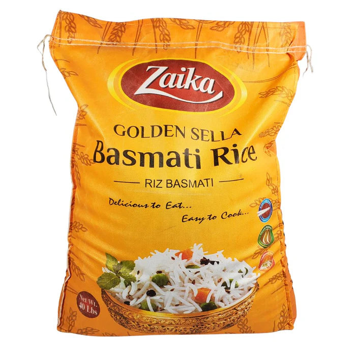 Zaika - Creamy Sella Rice - 40Lb