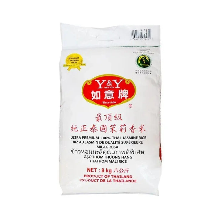 Y&Y - Jasmine Scented Rice - 8 Kg