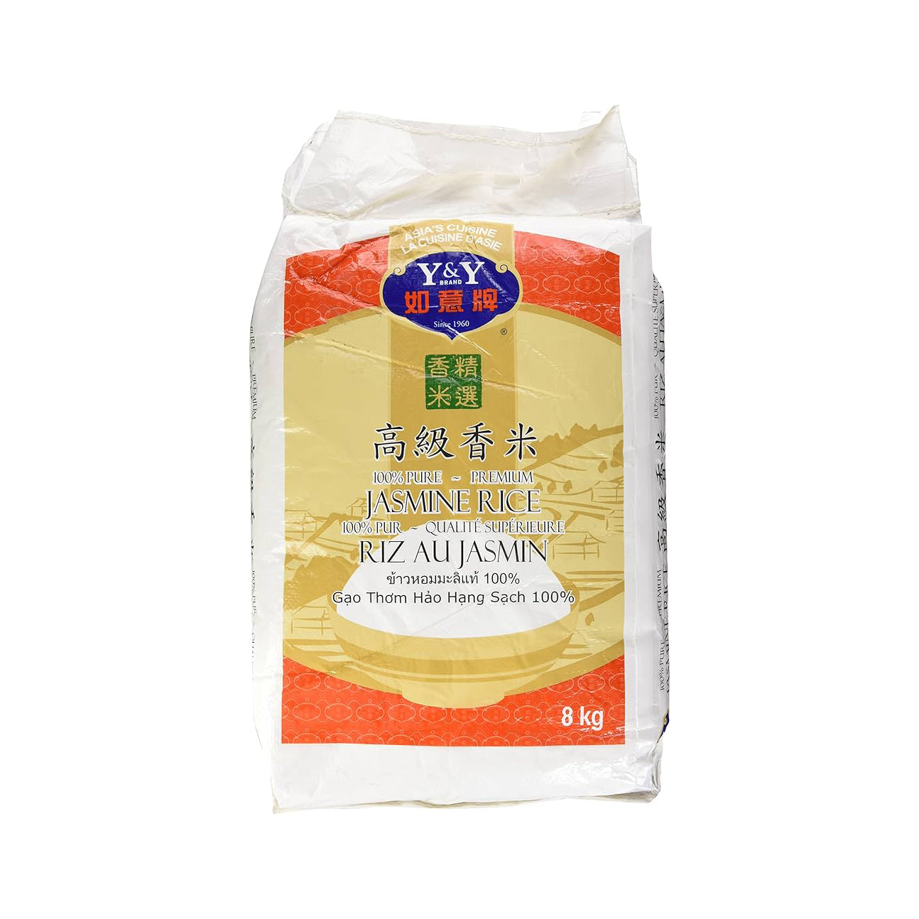 Y&Y - Premium Jasmine Rice - 8 Kg
