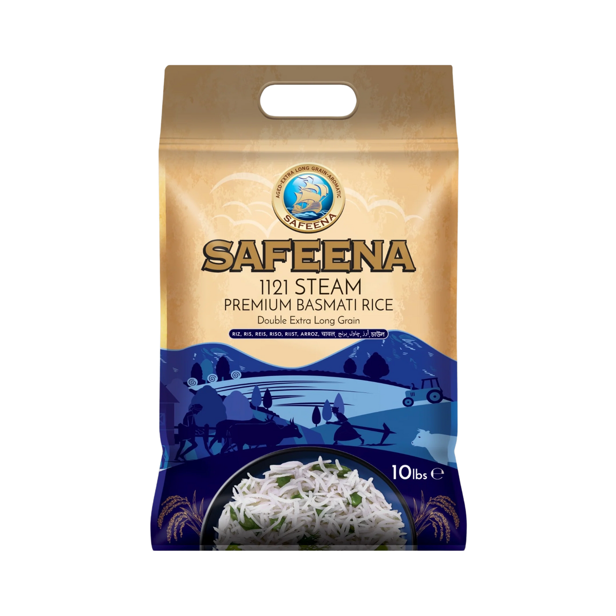 Safeena - 1121 Premium Basmati Rice - 10Lb