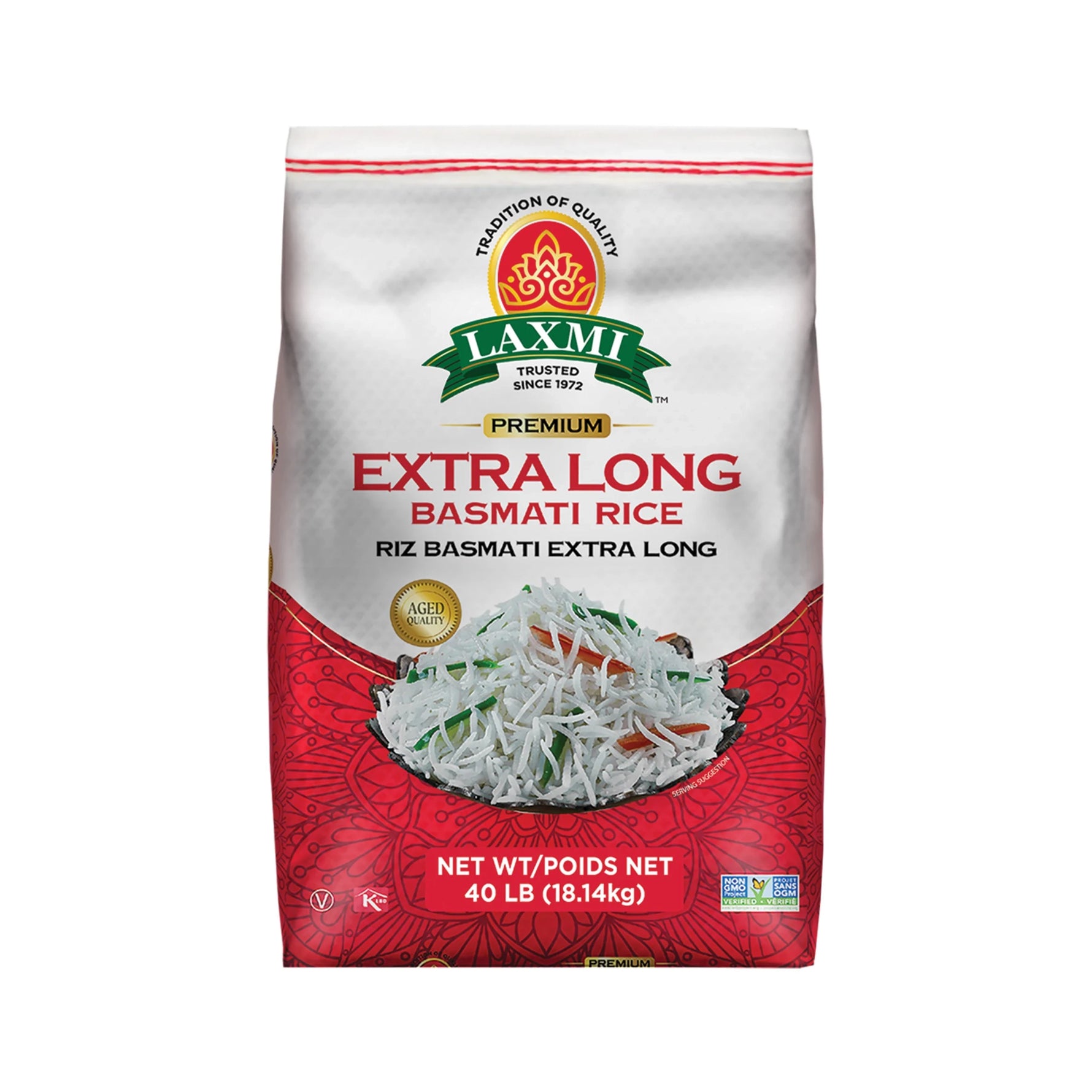 Laxmi - Basmati Rice - Extra Long - 40Lb