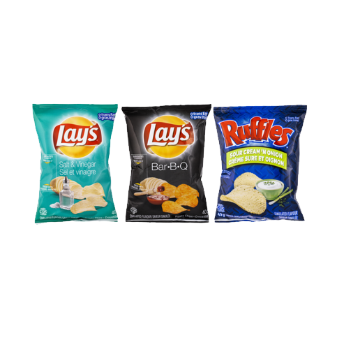Frito Lays - Variety Packs - S&V  BBQ & Ruffles