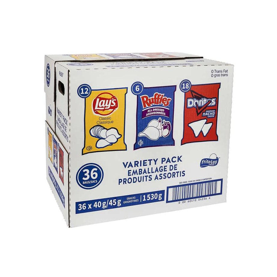 Frito Lays - Variety Packs - lays  Ruffles & doritos