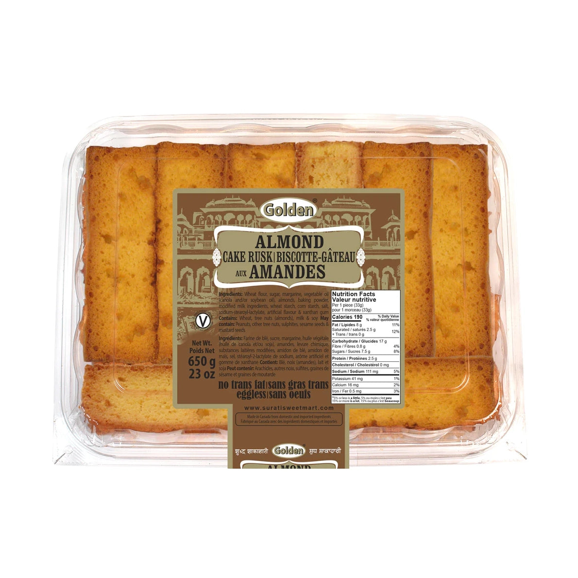 Golden - Almond Cake Rusk - 650g