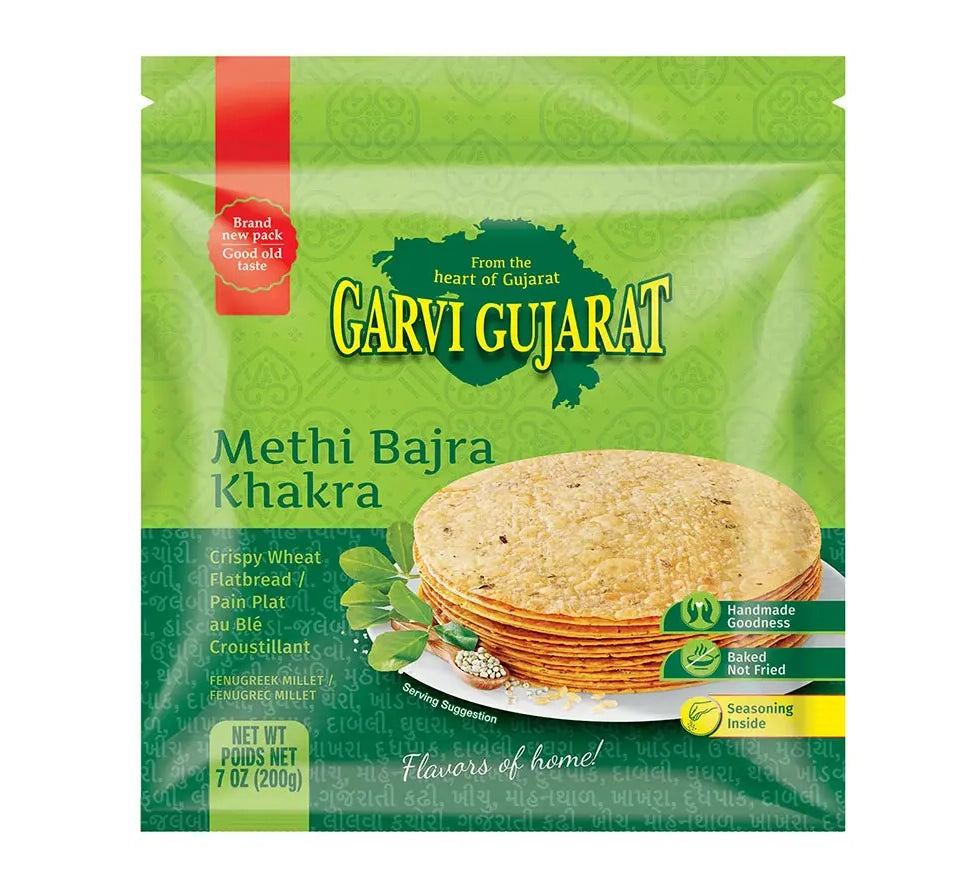 Garvi Gujarat - Khakhra Methi Bajra - 200g