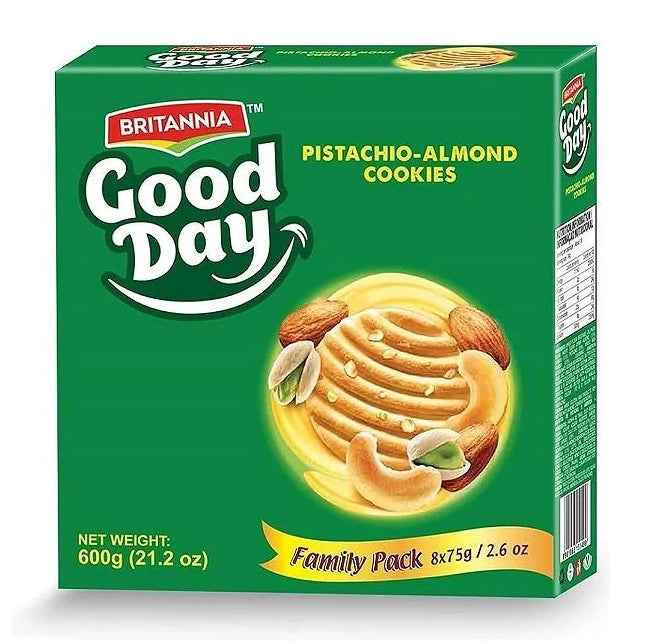 Britannia Goodday Pista Badam Family Pack 600g - A2Z Cash N Carry