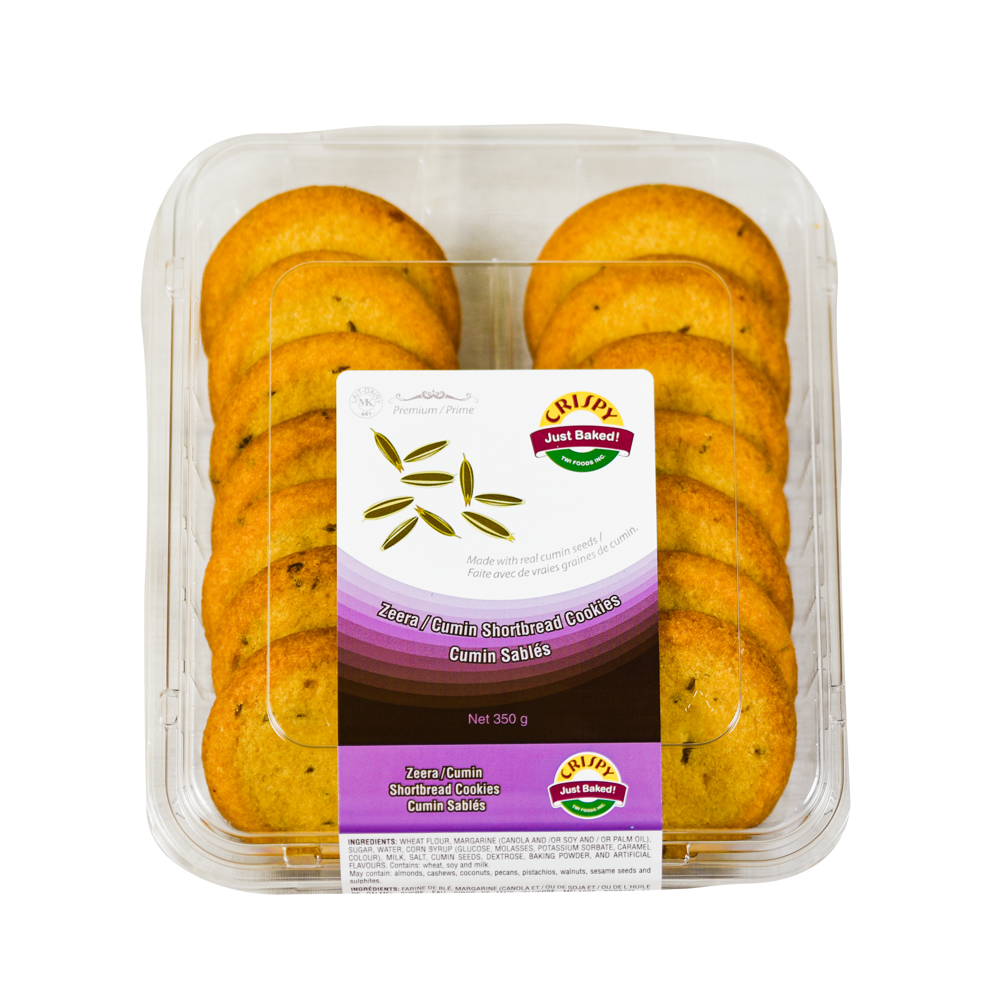 Crispy - Zeera Shortbread Cookies - 350g