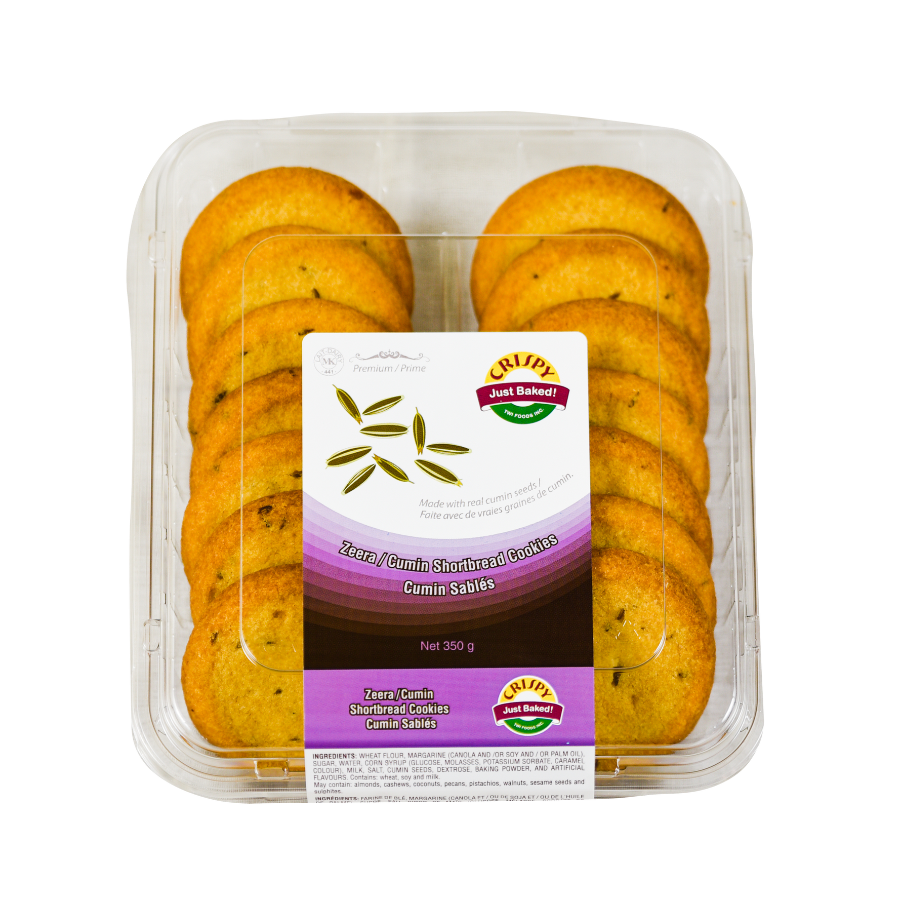 Crispy - Zeera Shortbread Cookies - 350g
