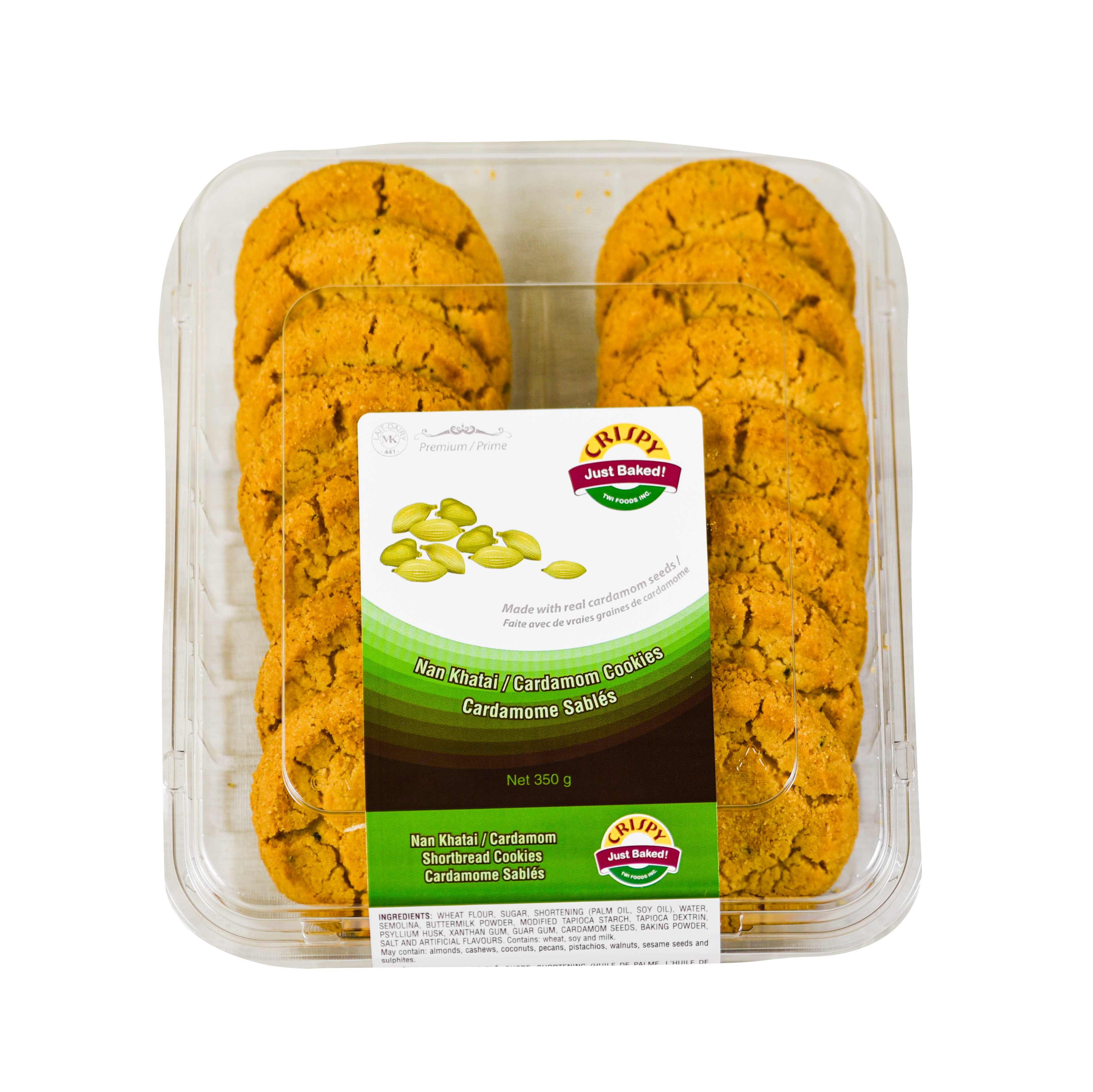 Crispy - Nan Khatai / Cardamom Cookies - 350g