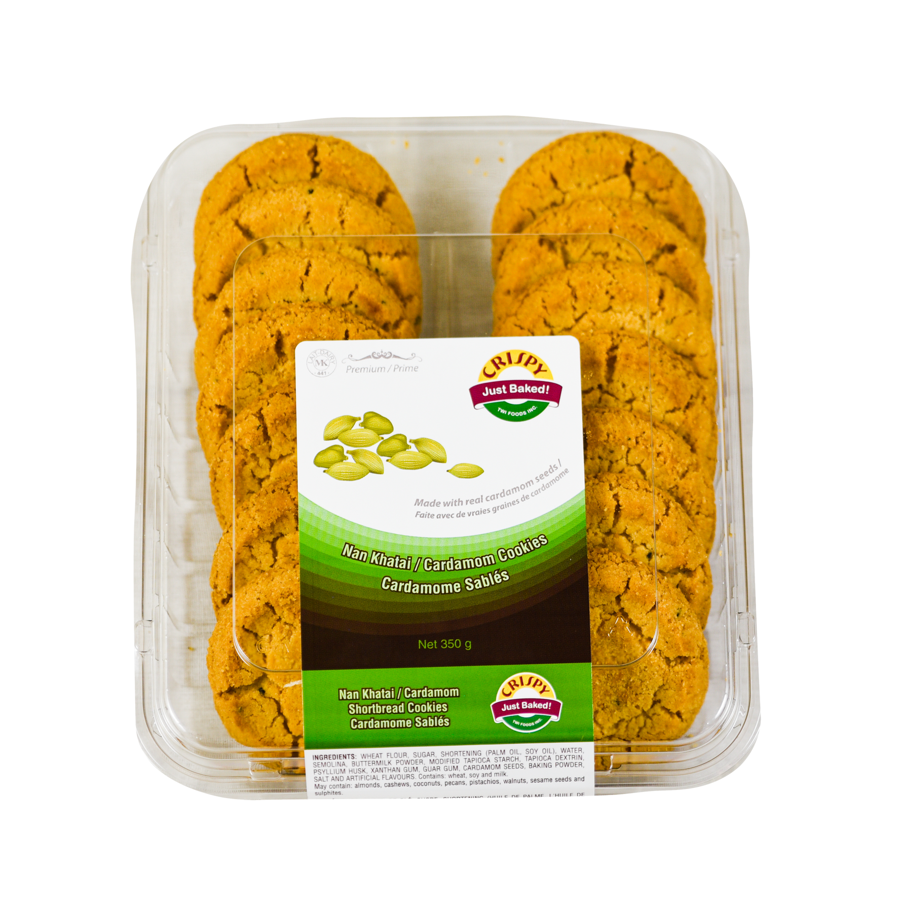 Crispy - Nan Khatai / Cardamom Cookies - 350g