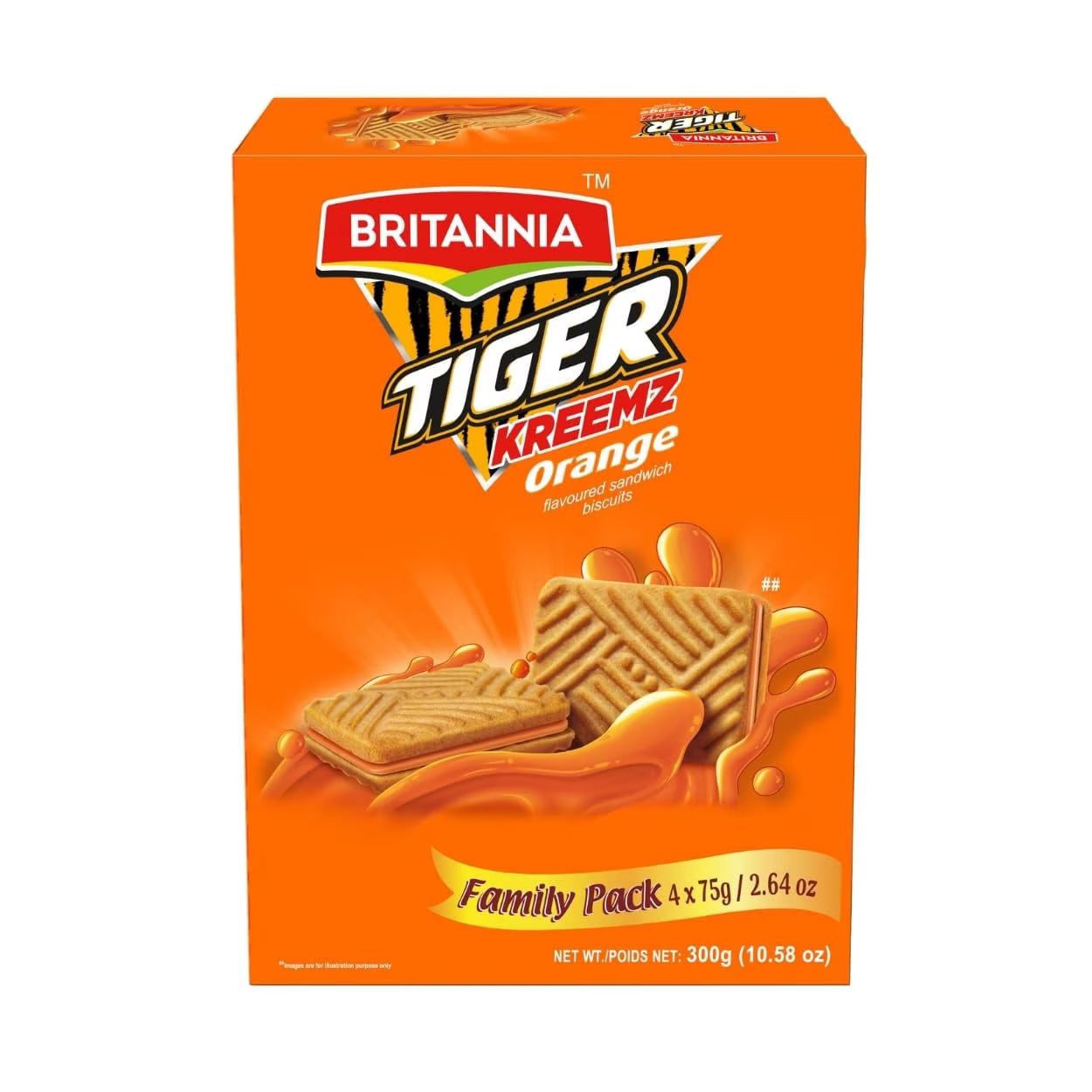 Britannia - Tiger Kreams Orange - 300 g