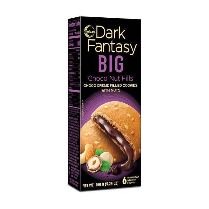 Sunfeast - Dark Fantasy Big Choco Nutfills - 150g