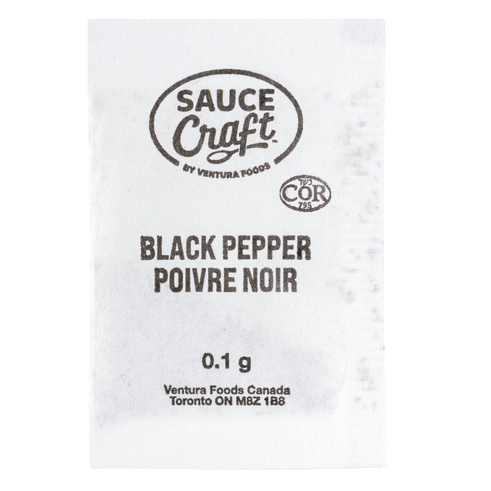 Sauce Craft - Black Pepper Portions - 6000Ct