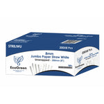 Ecogreen - 8" Jumbo Paper Straws - Unwrapped - 200Ct