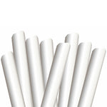 Ecogreen - 8" Jumbo Paper Straws - Unwrapped - 200Ct