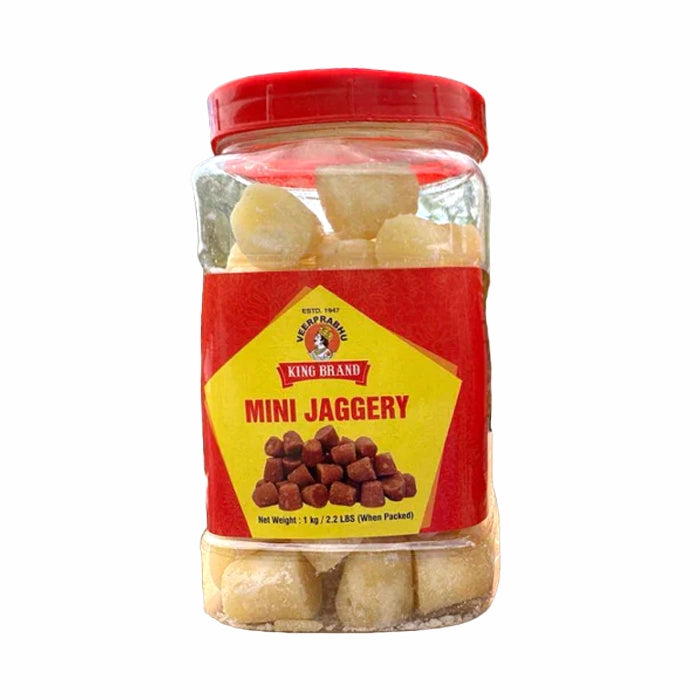King Mini Jaggery - 1Kg - A2Z Cash N Carry