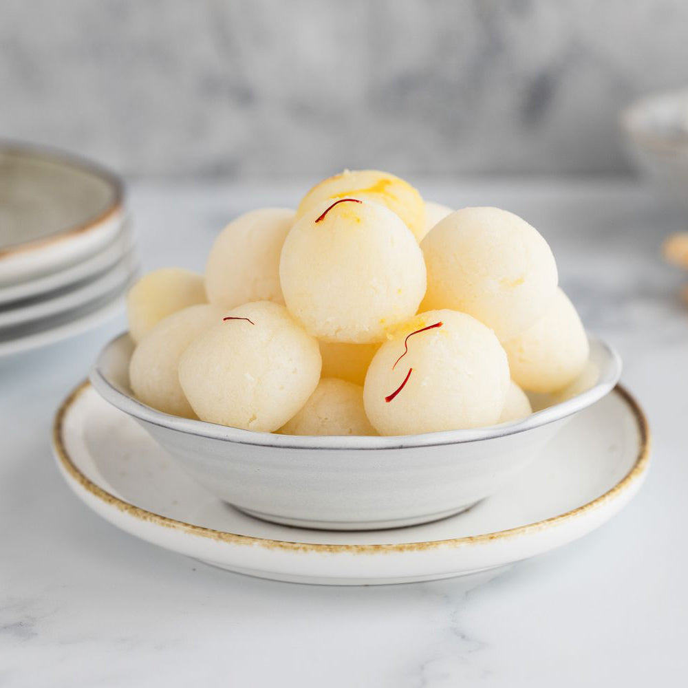 Saffron - Rasgulla White