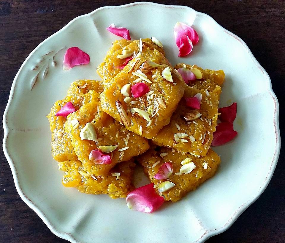 Saffron Mango Coconut Barfi - A2Z Cash N Carry