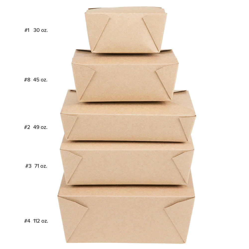 Kraft Deli Boxes 4 Flap #2