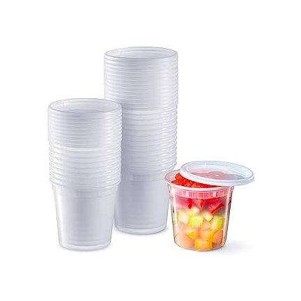 Deli Container - Flat Tempered - Ad 24 Oz