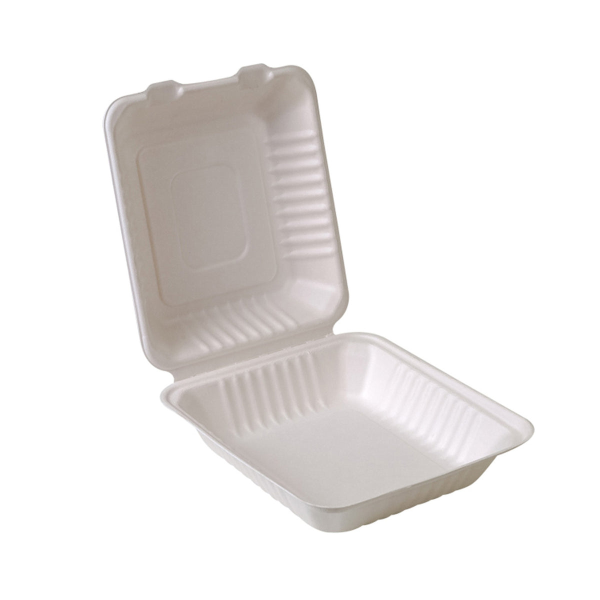 TenClouds - 8X8 Bagasse Clamshell Container