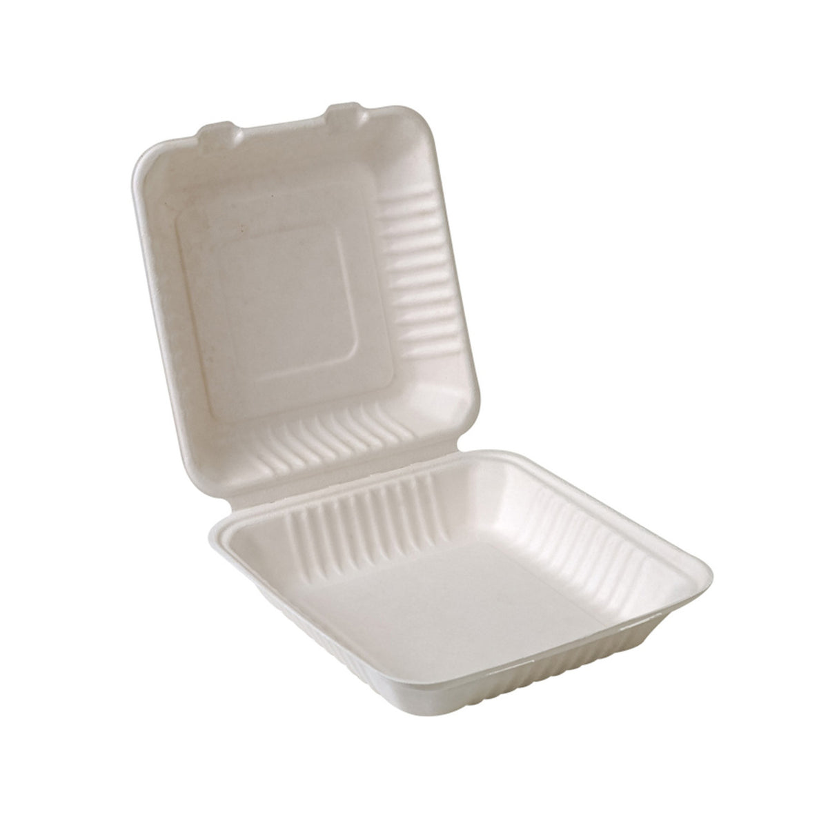 Ten Clouds - 9X9 Bagasse Clamshell Container