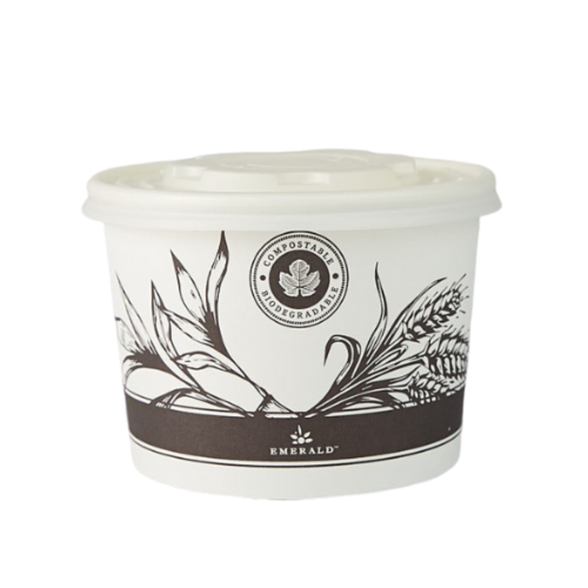 Emerald/CVP - 12-32Oz Lid For Paper Soup Container