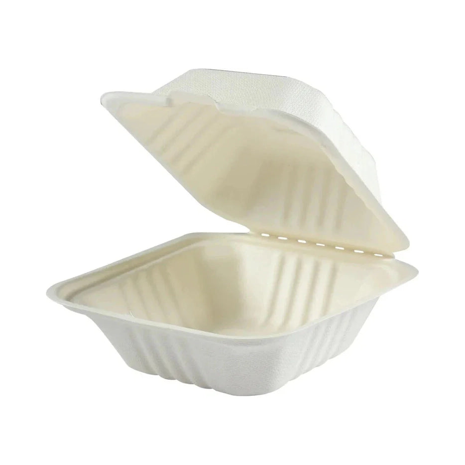 Bio Origin - 6X6 Bagasse Container - 400Ct