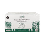 TenClouds - 9X9 Bagasse Clamshell Container - 3 Comp.