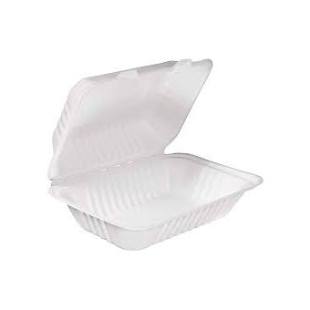 CanGreen - 8X8 Cornstarch Clamshell Container - 801