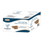 EcoGreen/Eco-Craze - Food Trays - Kraft - #3 - 2Lb