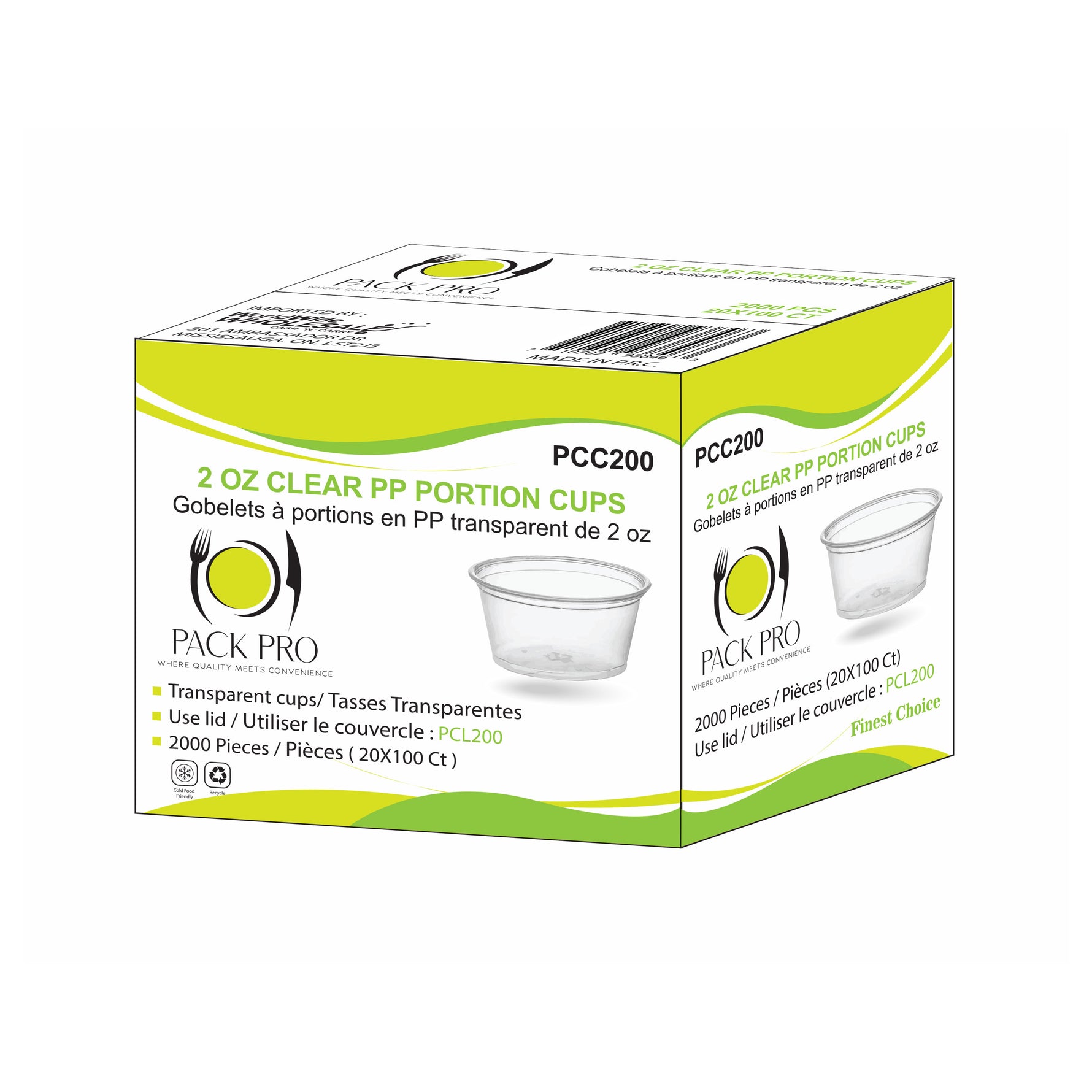 PackPro - 2oz Portion Cups