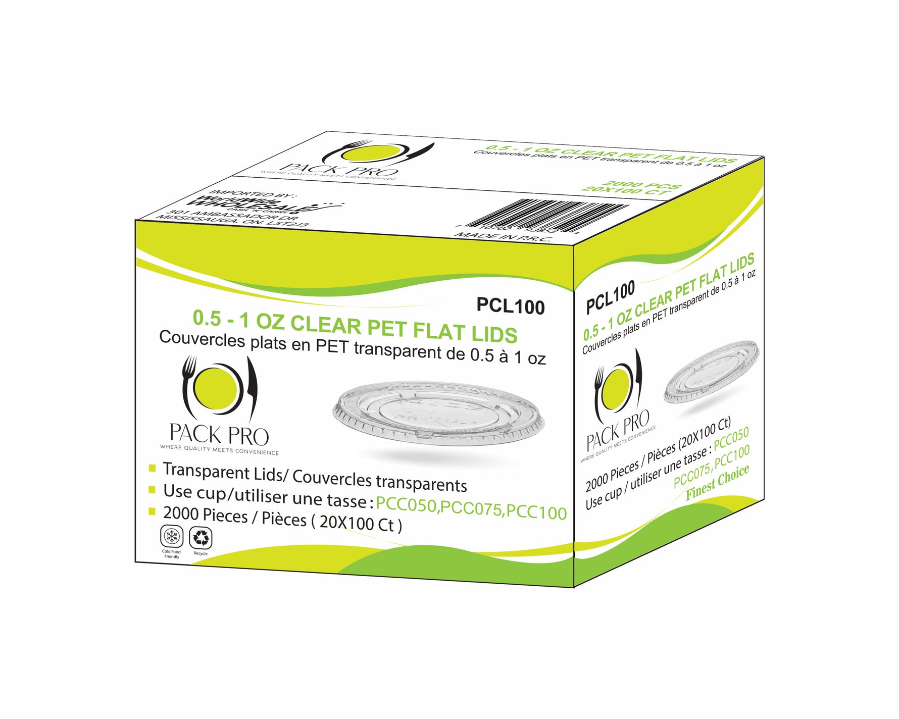 PackPro - 0.5-1oz Portion Cup Lids