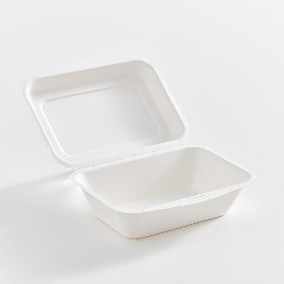 EcoGreen - 7X5X2.5 Bagasse Hinged Lid Container
