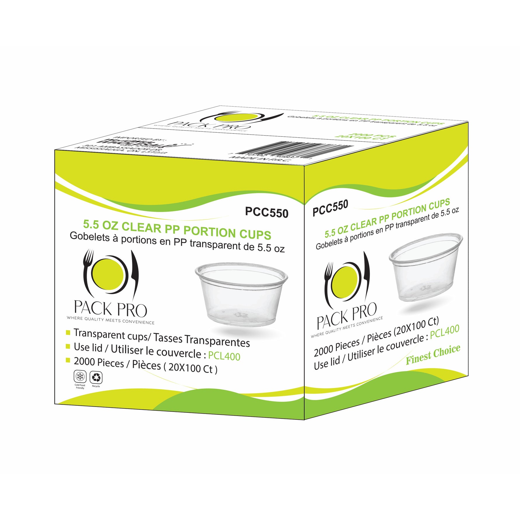PackPro - 5.5oz Portion Cups