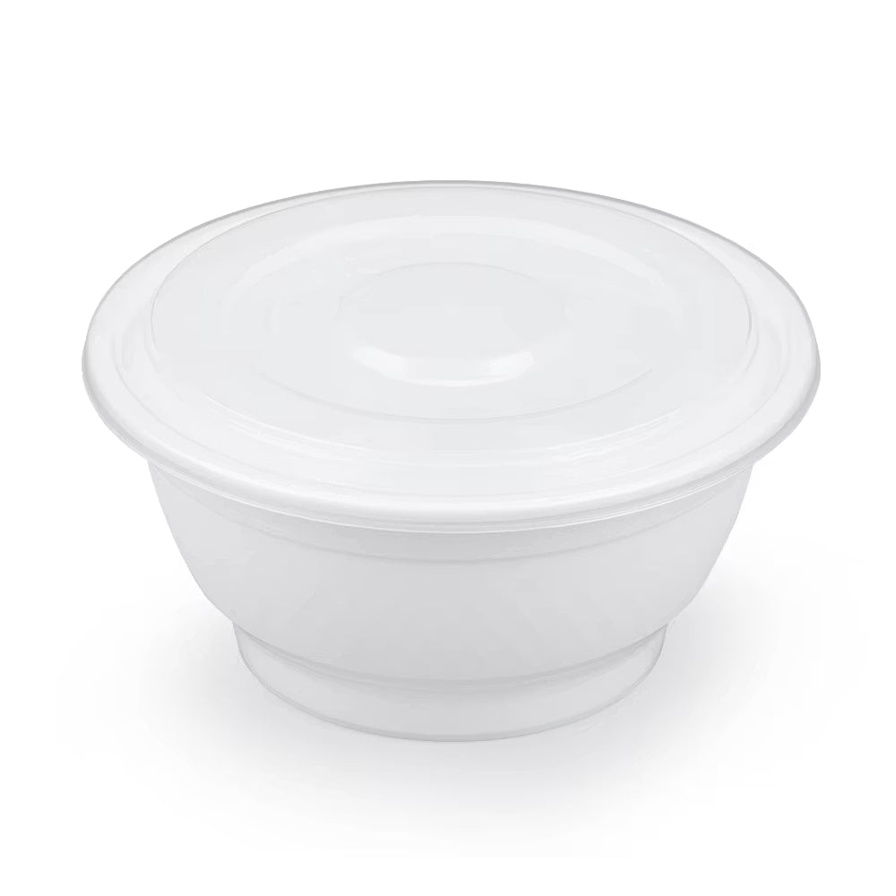 Dynasco - 42oz Noodle Box W/ Lid - White