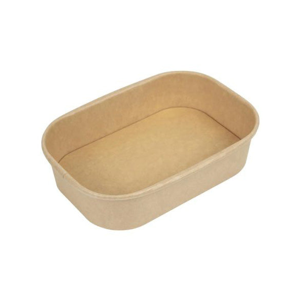Ecomates - Kraft Salad Bowl - Rectangular - 16oz