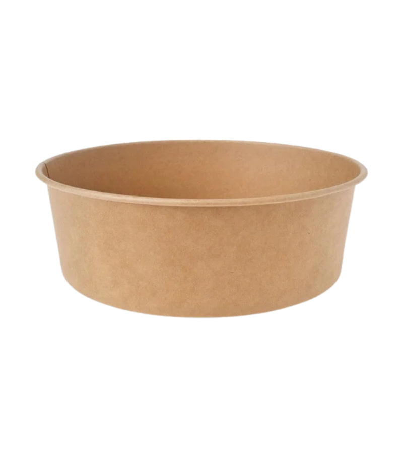 Eco-Craze - 25Oz Kraft Salad Bowl (750ml) - 50Ct