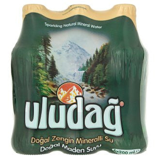 Uludag Sparkling Mineral Water Natural 6X200ml - A2Z Cash N Carry