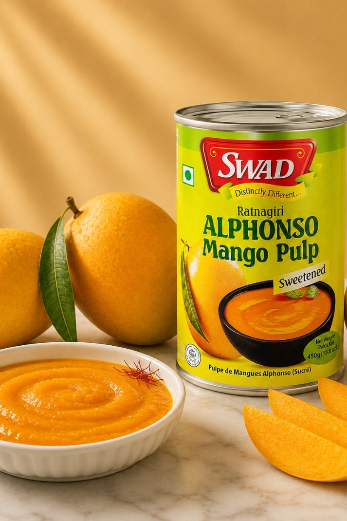 Swad Alphonso Mango Pulp 850g - A2Z Cash N Carry