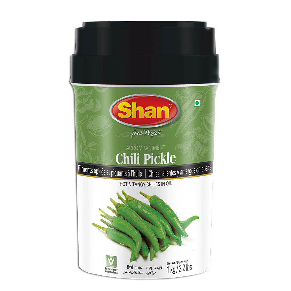 Shan Green Chilly Pickle 1 Kg - A2Z Cash N Carry