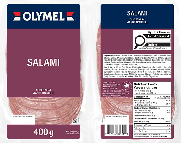 Olymel Salami Duo Pack (55508) 2X200g - A2Z Cash N Carry